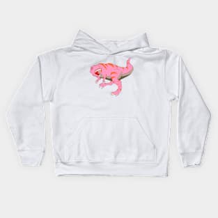 Pink T-Rex Kids Hoodie